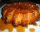 Foto del paso 5 de la receta: Flan de manzana con rejilla de caramelo