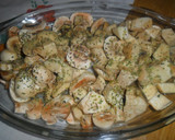 Foto del paso 2 de la receta: Pollo relleno con batatas y champiñones