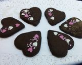 Foto del paso 4 de la receta: Galletas corazón chocolate