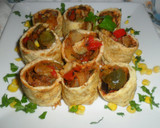 Foto del paso 8 de la receta: Caracolas rellenas de pisto de verduras