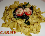 Foto del paso 4 de la receta: Nidos de espinacas en tagliatelle
