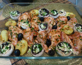 Foto del paso 6 de la receta: Alitas de pollo con patatas y champiñones