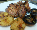 Foto del paso 8 de la receta: Alitas de pollo con patatas y champiñones