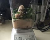 Foto del paso 1 de la receta: Batido saludable de menta y chocolate