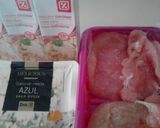 Foto del paso 1 de la receta: Filetes de pavo, en salsa de queso azul de vaca y oveja al romero