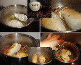 Foto del paso 4 de la receta: Calamares rellenos de langostinos y jamón ibérico