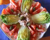 Foto del paso 3 de la receta: Ensalada de cogollos con salsa azul