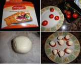 Foto del paso 2 de la receta: Montaditos de tomatitos y mozzarella fresca