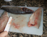 Foto del paso 4 de la receta: Lubina con salsa de cebollas y sidra
