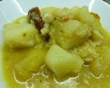 Foto del paso 3 de la receta: Bacalao con patatas y pimiento rojo