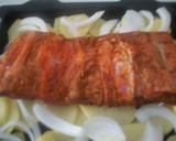 Foto del paso 1 de la receta: Costilla adobada al horno sobre cama de patatas a lo pobre