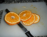 Foto del paso 1 de la receta: Carpaccio de mandarina en almíbar