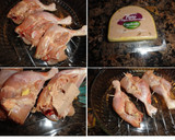 Foto del paso 1 de la receta: Muslos de pollo rellenos de mi-cuit de pato