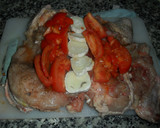 Foto del paso 2 de la receta: Pollo relleno con queso de cabra y tomates