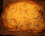 Foto del paso 12 de la receta: Pizza con roquefort y jamón