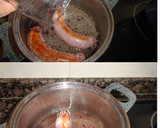 Foto del paso 2 de la receta: Butifarras al vino tinto con peras