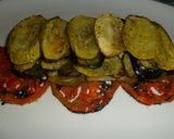 Foto del paso 4 de la receta: Mil hojas de calabacín y berenjena con queso de cabra