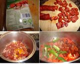 Foto del paso 1 de la receta: Callos picantes con garbanzos y vino tinto