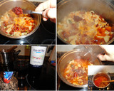 Foto del paso 3 de la receta: Callos picantes con garbanzos y vino tinto