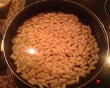 A picture of step 1 of Fabada with Chorizo.