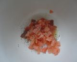 Foto del paso 1 de la receta: Rollito de salmón ahumado