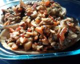 Foto del paso 2 de la receta: Berenjenas con verduritas y bacon