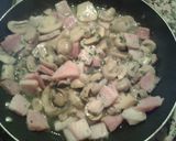Foto del paso 2 de la receta: Truchón con champiñones y beicon