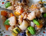 Foto del paso 4 de la receta: Risotto con nabos y pasas