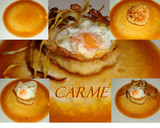 Foto del paso 6 de la receta: Mini hamburguesa de bacalao y langostinos con huevo de codorniz