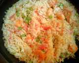 Foto del paso 5 de la receta: Arroz frito chino tres delicias