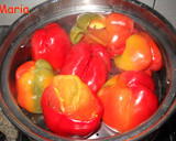 Foto del paso 2 de la receta: Pimientos rojos rellenos de quinoa