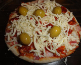Foto del paso 3 de la receta: Pizzetta de chorizo picante y beicon