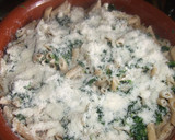 Foto del paso 4 de la receta: Pasta seca gratinada con espinacas