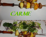 Foto del paso 3 de la receta: Brochetas de pavo y manzana
