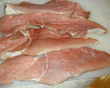 Foto del paso 1 de la receta: Lomo envuelto en york rebozado