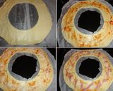 Foto del paso 1 de la receta: Rosca pizza de jamón y quesos