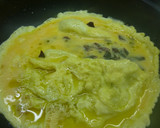 Foto del paso 2 de la receta: Tortilla francesa de taquitos de jamón
