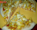 Foto del paso 8 de la receta: Pizza con calabaza amarilla y jamón