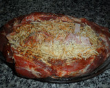 Foto del paso 1 de la receta: Aguja de cerdo rellena con queso y bacon