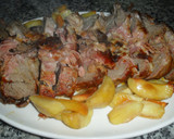 Foto del paso 4 de la receta: Aguja de cerdo rellena con queso y bacon