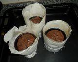 Foto del paso 4 de la receta: Souflés calientes de chocolate con crema de queso