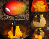 Foto del paso 1 de la receta: Mini kougelhopf con mango y baño de chocolate