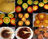 Foto del paso 3 de la receta: Mini kougelhopf con mango y baño de chocolate