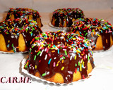 Foto del paso 5 de la receta: Mini kougelhopf con mango y baño de chocolate