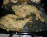 Foto del paso 3 de la receta: Pollo asado con crema de plátanos