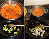 Foto del paso 1 de la receta: Crema de zanahorias y surimi al camembert