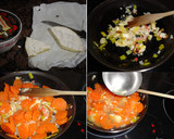Foto del paso 2 de la receta: Crema de zanahorias y surimi al camembert