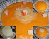 Foto del paso 4 de la receta: Crema de zanahorias y surimi al camembert