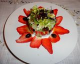 Foto del paso 4 de la receta: Carpaccio de fresones con bacalao