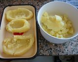 Foto del paso 2 de la receta: Papas rellenas con tres quesos